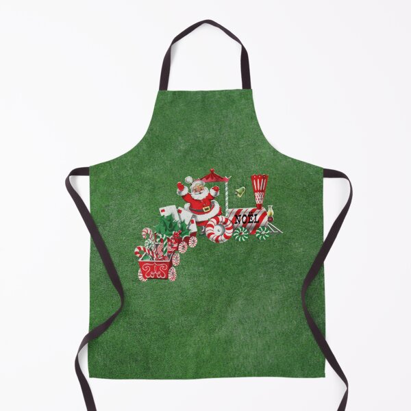 Item preview, Santa Claus on Peppermint Candy Train designed and sold by DeerSpirit.