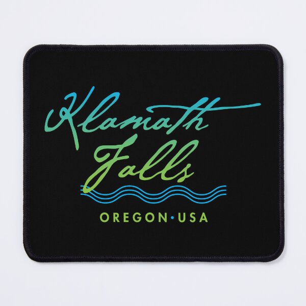 Item preview, Klamath Falls Oregon Typographic Design designed and sold by Futurebeachbum.