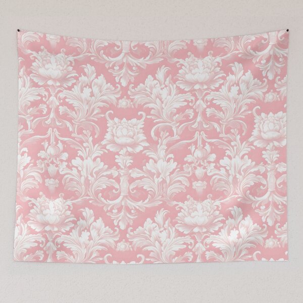 Item preview, Pink Damask Pattern Coquette designed and sold by my-sanity.