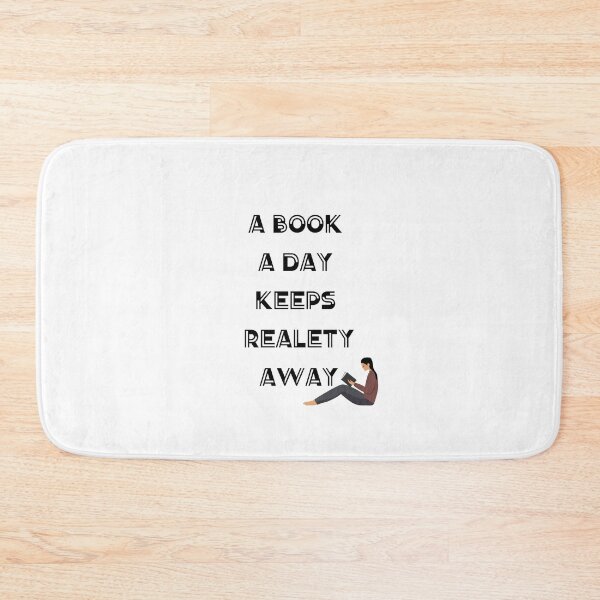 Item preview, a book a day keeps reality away designed and sold by the-book-store.