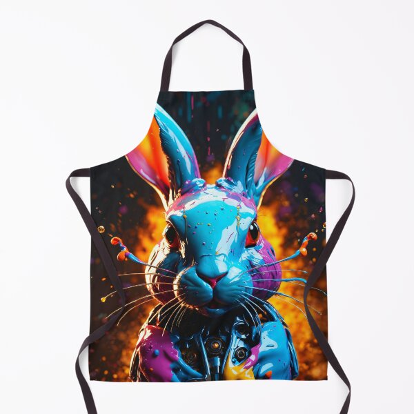 Item preview, Cool Robot Bunny Paint Splash designed and sold by TheArtOfPat.