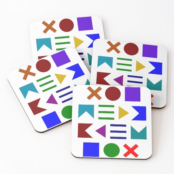 Item preview, Geometrical colorful pattern "bcem nox" designed and sold by zzerga.