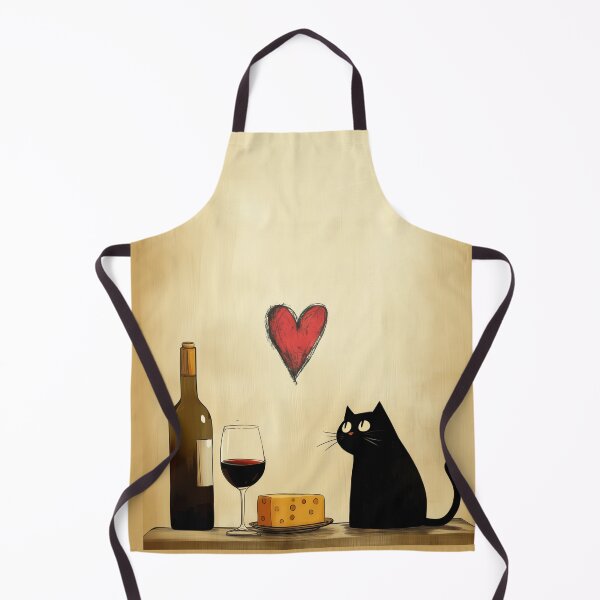 Item preview, Fine Wine with my Favorite Feline- Wine Feline designed and sold by NikoDeeko.