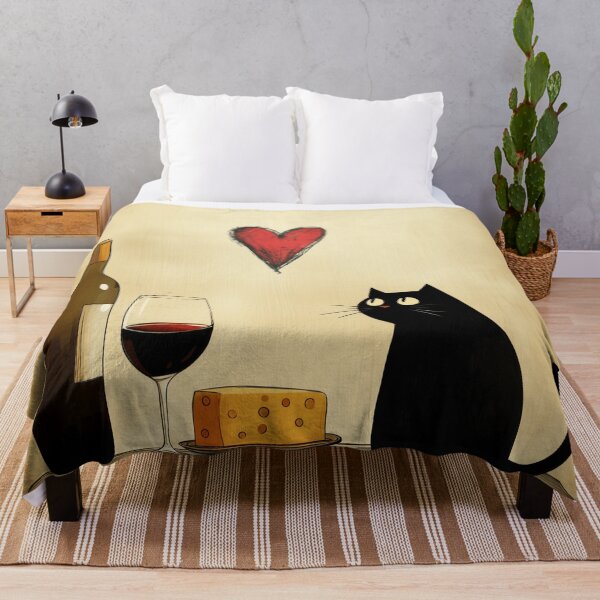 Item preview, Fine Wine with my Favorite Feline- Wine Feline designed and sold by NikoDeeko.