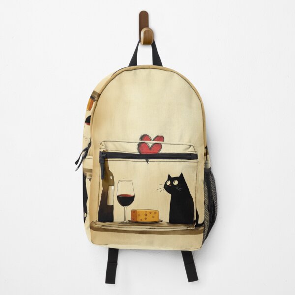 Item preview, Fine Wine with my Favorite Feline- Wine Feline designed and sold by NikoDeeko.
