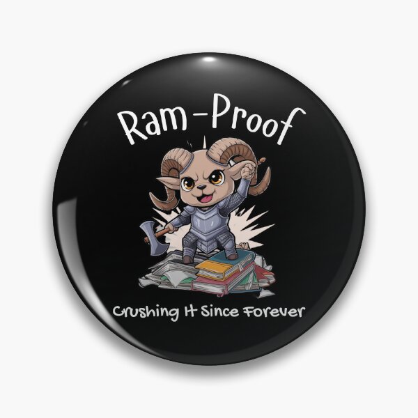 Item preview, Crushing It Ram Style designed and sold by HexaDaisy.