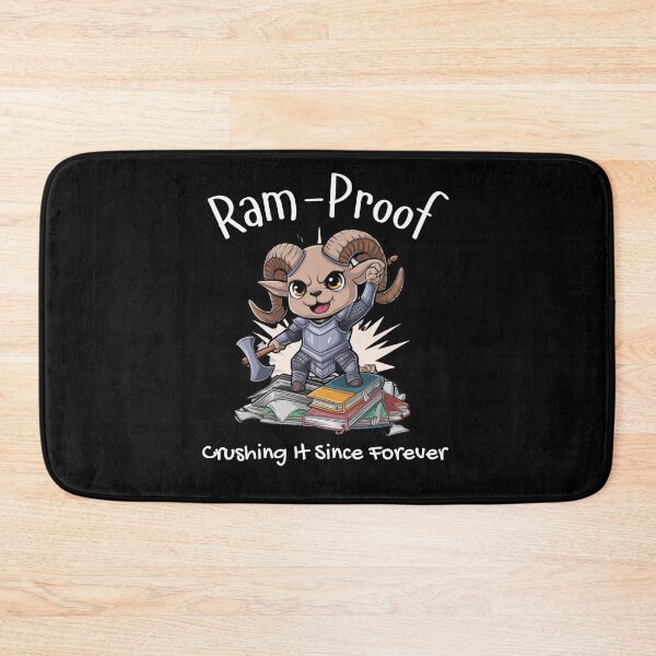 Item preview, Crushing It Ram Style designed and sold by HexaDaisy.