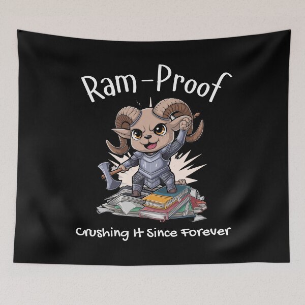 Item preview, Crushing It Ram Style designed and sold by HexaDaisy.