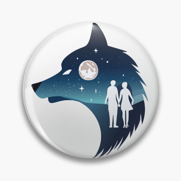 Item preview, Fated wolf mates designed and sold by FableAndThread.
