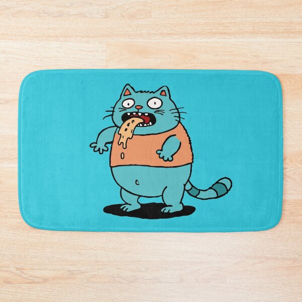 Item preview, Barfing Cat - Funny Doodle Design designed and sold by Bleak Shirt.