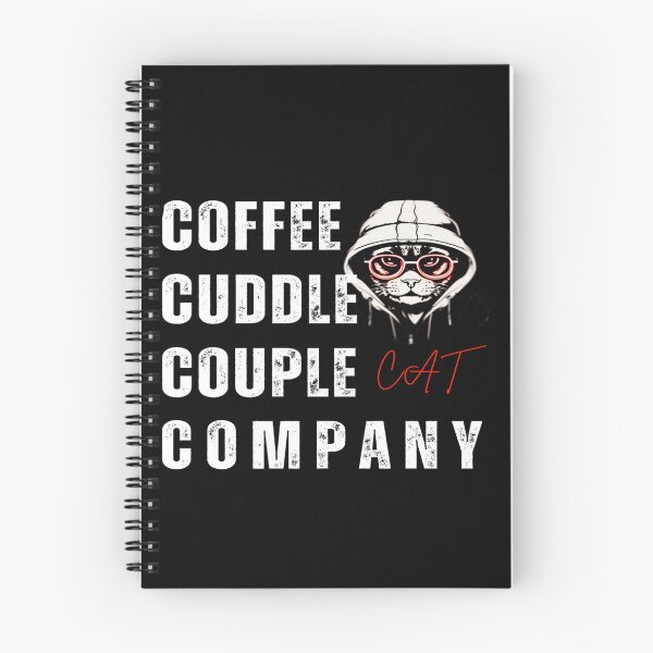 Item preview, Pareja abrazo café compañía gato designed and sold by oceanisea.