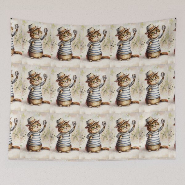 Item preview, The cat takes a selfie designed and sold by Cherry-Cat.