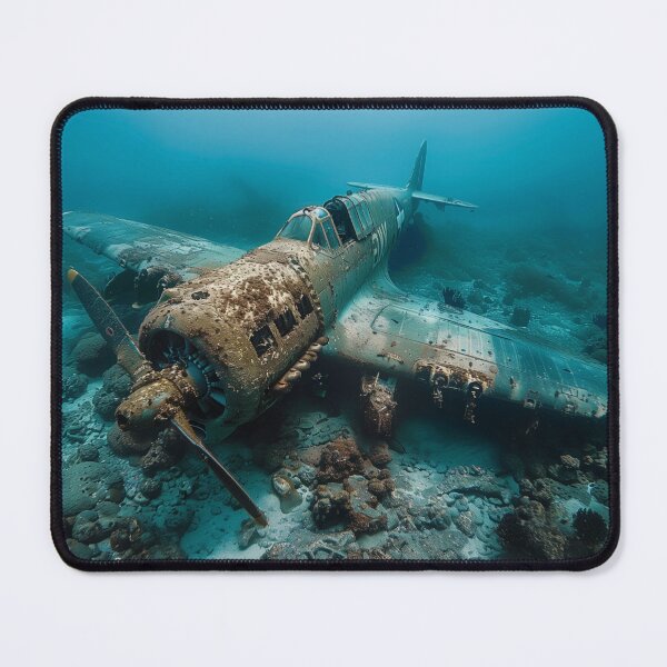 Item preview, Marine - Crashed Plane designed and sold by KootenayDesigns.