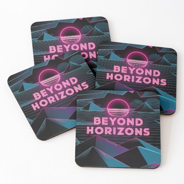 Item preview, Synthwave Neon Geometric Horizon designed and sold by ZetaDream.