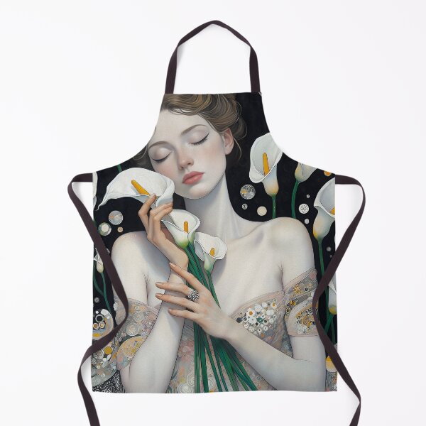 Item preview, "Girl and Calla Lilies" is not just a painting, but a real cocktail of charm and floral flirtation! designed and sold by aleksandr13.