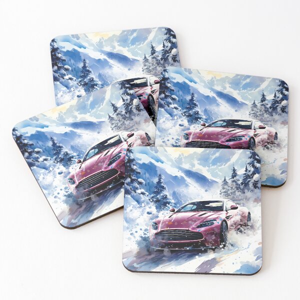 Item preview, Snowy Escape With British Supercar designed and sold by RevUpDesign.