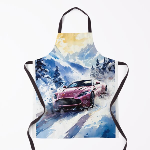 Item preview, Snowy Escape With British Supercar designed and sold by RevUpDesign.