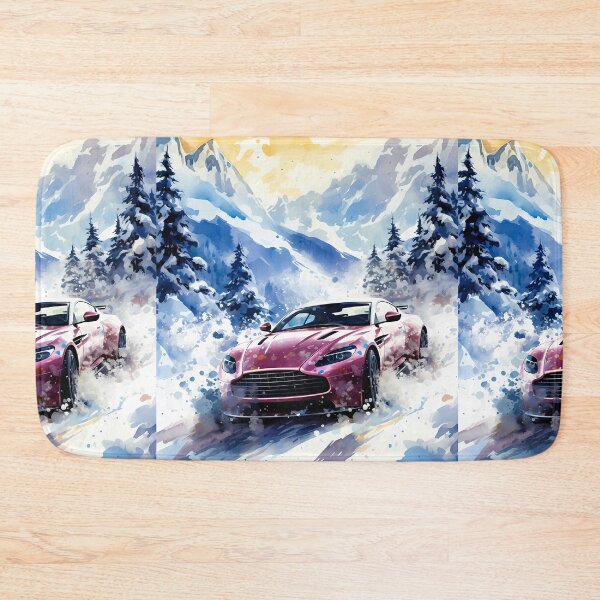 Item preview, Snowy Escape With British Supercar designed and sold by RevUpDesign.