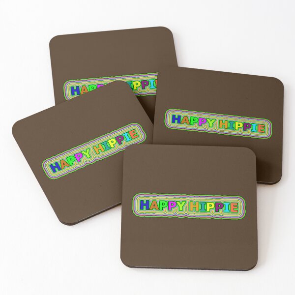 Item preview, Happy Hippie Colorful Words Trippy Retro Hippie Lines 3 of 4 designed and sold by Beachy.