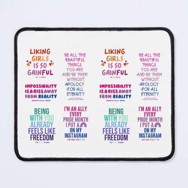 Item preview, Quotes by Famous Fictional Queer Characters Sticker Pack #1 designed and sold by annylands.