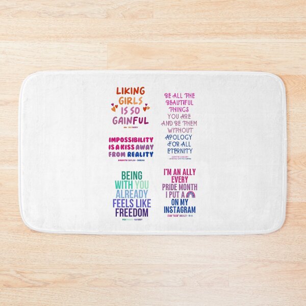 Item preview, Quotes by Famous Fictional Queer Characters Sticker Pack #1 designed and sold by annylands.