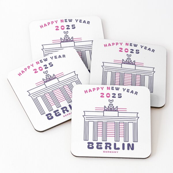 Artikelvorschau, T-shirt Happy New Year Berlin Germany 2025 entworfen und verkauft von Scouts4ever.
