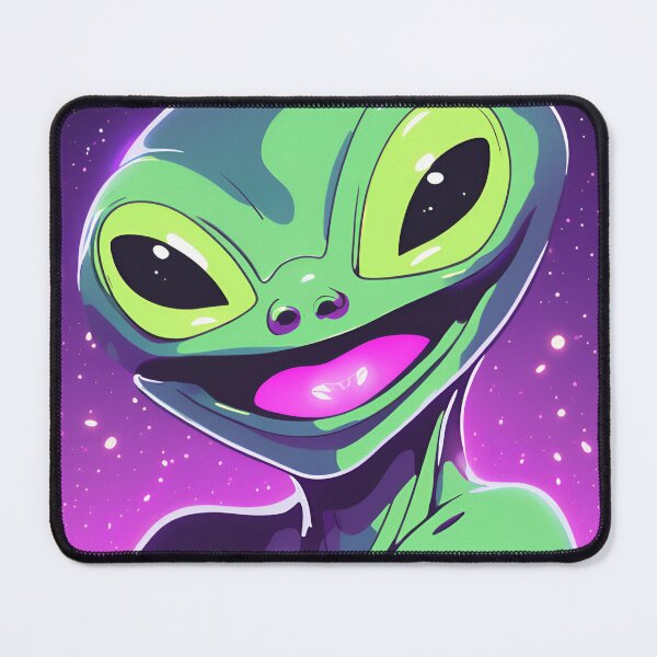 Item preview, Cute & happy Alien designed and sold by Cosmic Enigma.