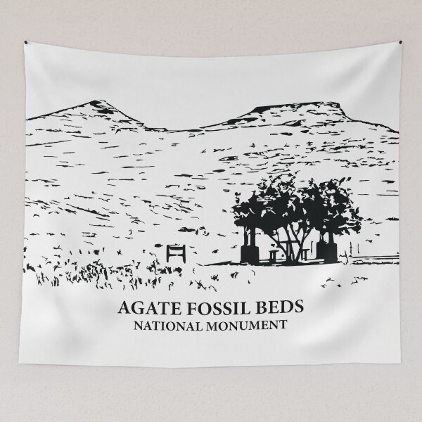 Item preview, Agate Fossil Beds National Monument designed and sold by Lakeric Cityscapes.