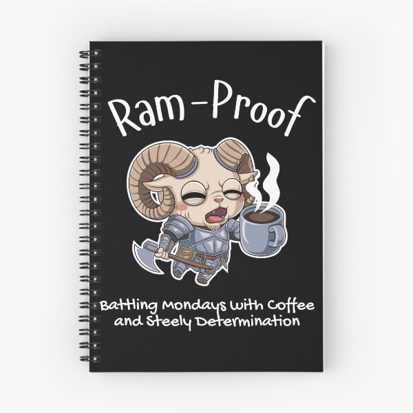 Item preview, Ram-Proof Battling Mondays Coffee Warrior designed and sold by HexaDaisy.