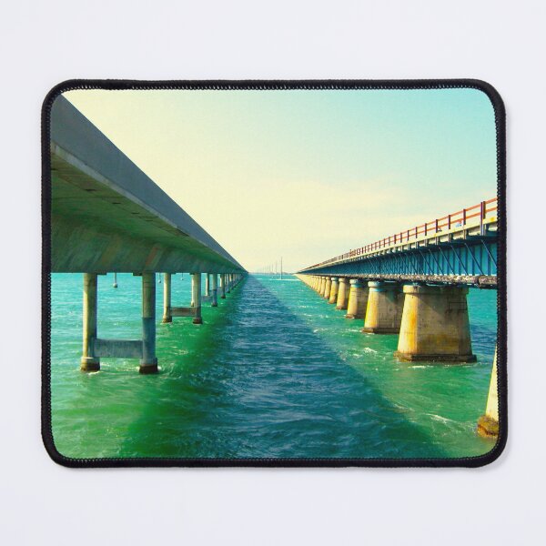 Item preview, The Old and the New Seven Mile Bridge, Florida Keys designed and sold by Topmel.