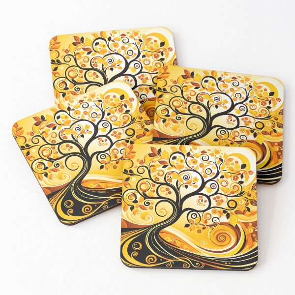 Item preview, Tree of life in Yellow Summer designed and sold by artedamensagem.