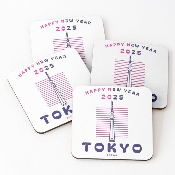 Artikelvorschau, T-shirt Happy New Year TOKYO JAPAN 2025 entworfen und verkauft von Scouts4ever.