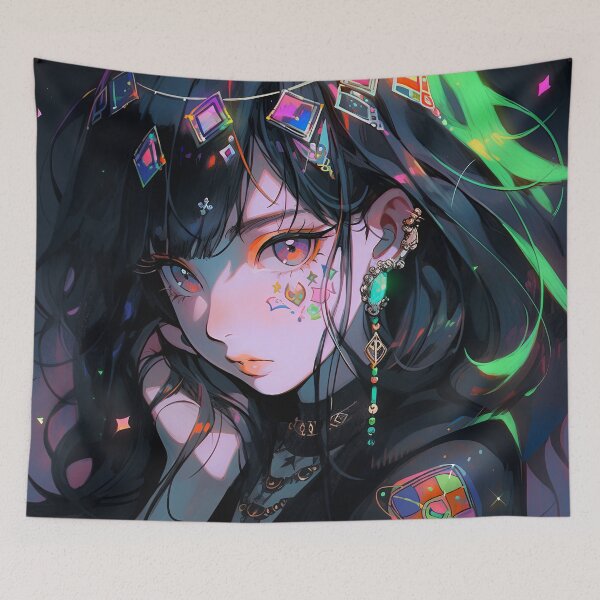 Item preview, Mystic Symbolism Anime Girl designed and sold by bubblegoth.