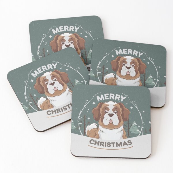Item preview, St Bernard's Snowy Christmas Delight designed and sold by NeatThingLover.