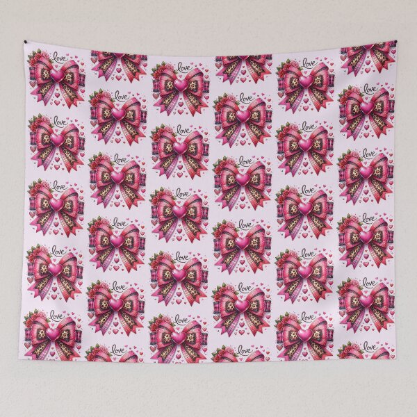 Item preview, Love Bow - Glam Leopard & Hearts designed and sold by Margival.