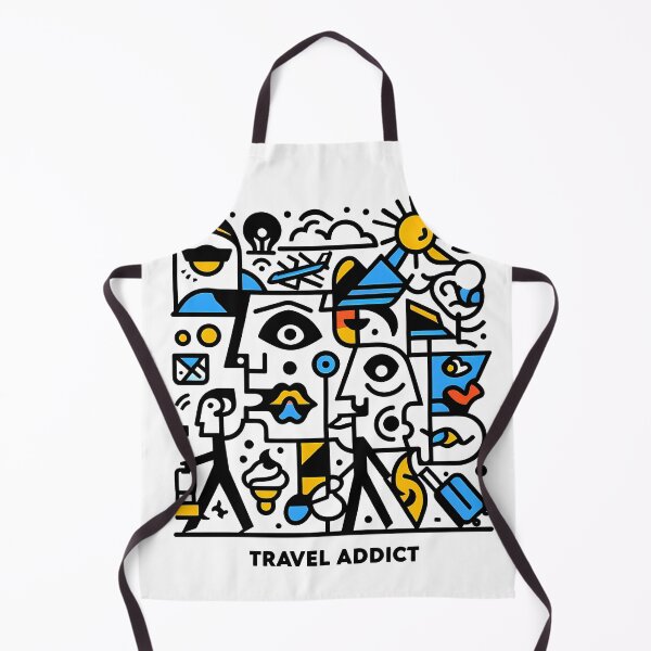 Item preview, Travel Addict – Surreal Minimalist Cubic Art designed and sold by OzzFrequency.