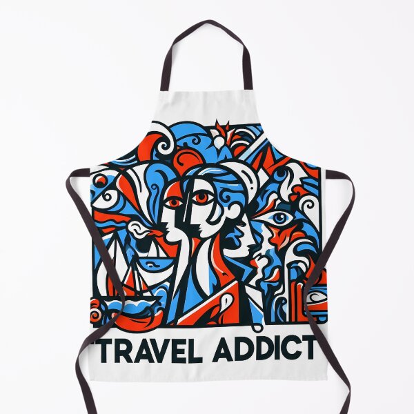 Item preview, Travel Addict – Surreal Minimalist Cubic Art designed and sold by OzzFrequency.