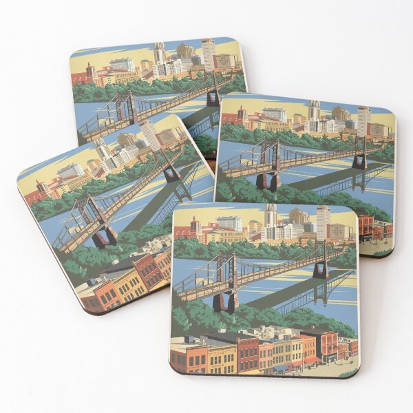 Item preview, Cincinnati Vintage Travel Poster designed and sold by TravelerRat.