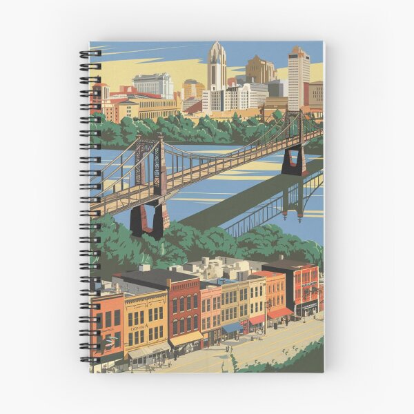 Item preview, Cincinnati Vintage Travel Poster designed and sold by TravelerRat.