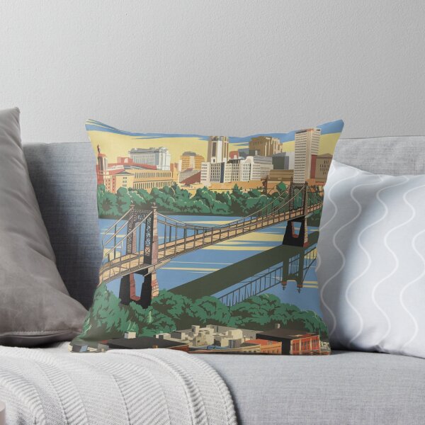 Item preview, Cincinnati Vintage Travel Poster designed and sold by TravelerRat.