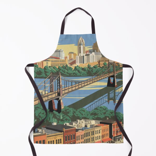 Item preview, Cincinnati Vintage Travel Poster designed and sold by TravelerRat.