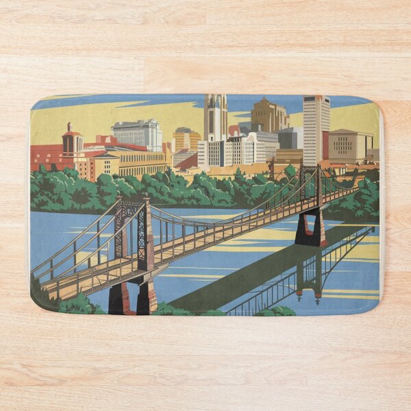 Item preview, Cincinnati Vintage Travel Poster designed and sold by TravelerRat.