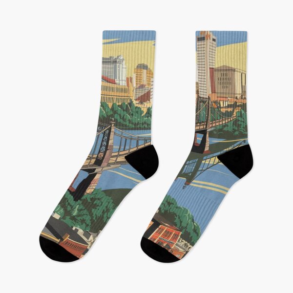 Item preview, Cincinnati Vintage Travel Poster designed and sold by TravelerRat.