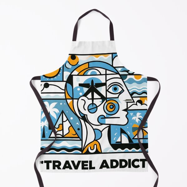 Item preview, Travel Addict – Surreal Minimalist Cubic Art designed and sold by OzzFrequency.