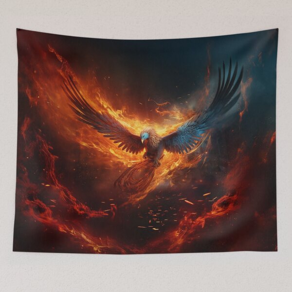Item preview, Fiery Phoenix Rebirth designed and sold by Zagdan.
