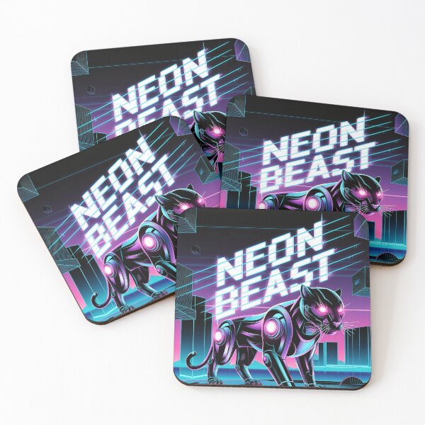 Item preview, Cyberpunk Neon Panther Design designed and sold by ZetaDream.
