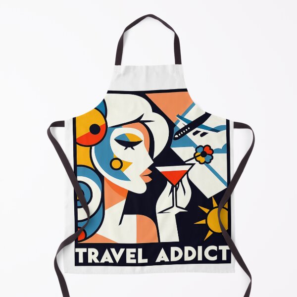 Item preview, Travel Addict – Surreal Minimalist Cubic Art designed and sold by OzzFrequency.