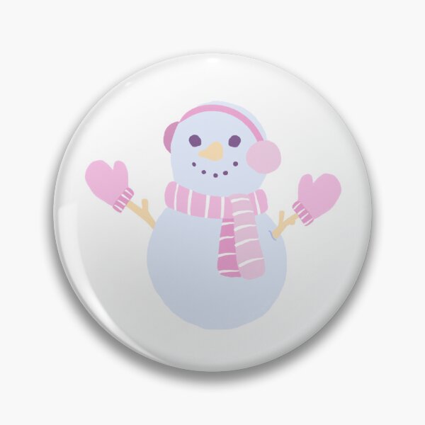 Item preview, Snowman wearing earmuffs designed and sold by IsobelStudio.