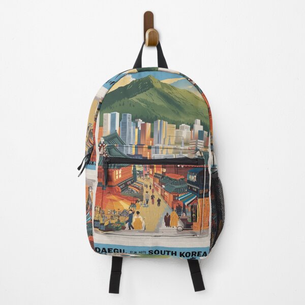 Item preview, Daegu Vintage Travel Poster designed and sold by TravelerRat.