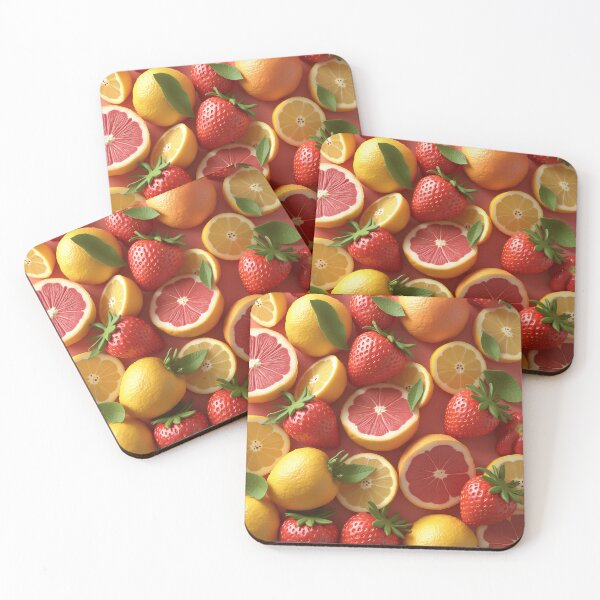 Item preview, Vibrant Citrus & Strawberry Delight designed and sold by RobertHun.